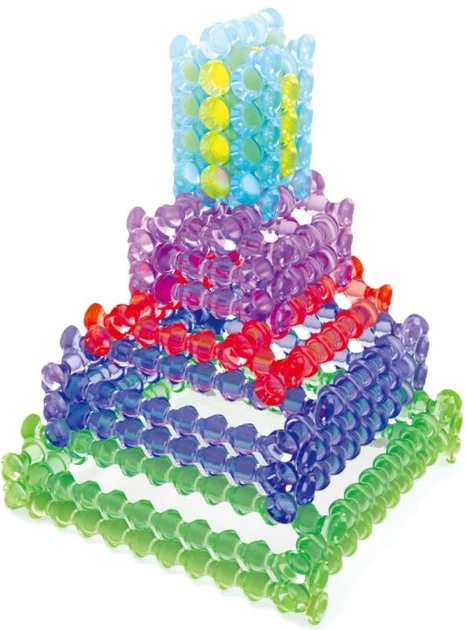 Klocki konstrukcyjne MalBlo Playstix transparentny 105 elementów POP 90015 (755828900154) - Zdjęcie 2 Klocki konstrukcyjne MalBlo Playstix transparentny 105 elementów POP 90015 (755828900154) - obraz 2