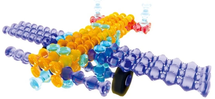 Klocki konstrukcyjne MalBlo Playstix transparentny 105 elementów POP 90015 (755828900154) - Zdjęcie 6 Klocki konstrukcyjne MalBlo Playstix transparentny 105 elementów POP 90015 (755828900154) - obraz 6