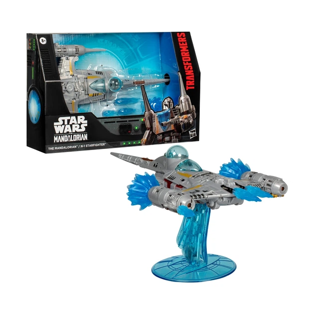 Figurka z akcesoriami Hasbro Transformers Star Wars The Mandalorian N-1 Starfighter 19 cm (G0098) (5010996257277) - obraz 2
