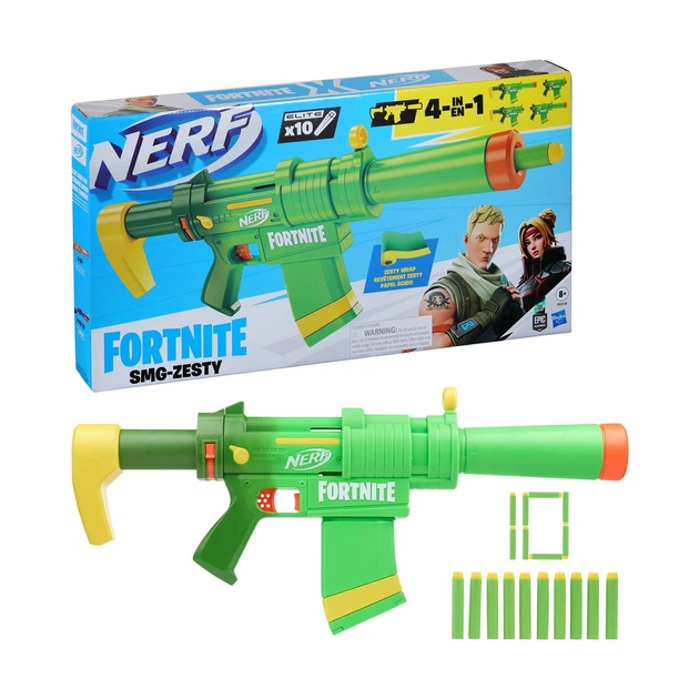 Pistolet Hasbro Nerf Fortnite SMG Zesty 4w1 + 10 strzałek (F0319) (5010993842094) - obraz 2