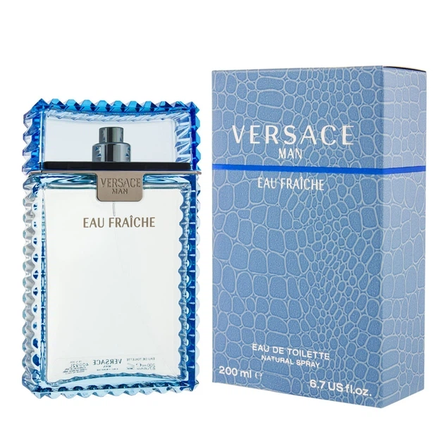 Туалетна вода для чоловіків Versace Man Eau Fraiche 200 мл - Фото 1 Туалетна вода для чоловіків Versace Man Eau Fraiche 200 мл - зображення 1