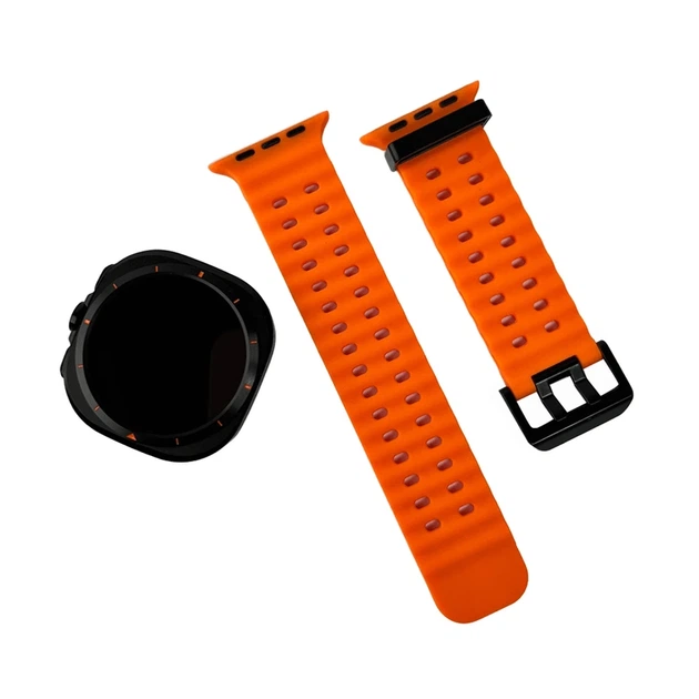 Смарт-годинник W&O X15 Max 38mm. 330 mAh. Amoled+IP67 Orange - Фото 8 Смарт-годинник W&O X15 Max 38mm. 330 mAh. Amoled+IP67 Orange - изображение 8