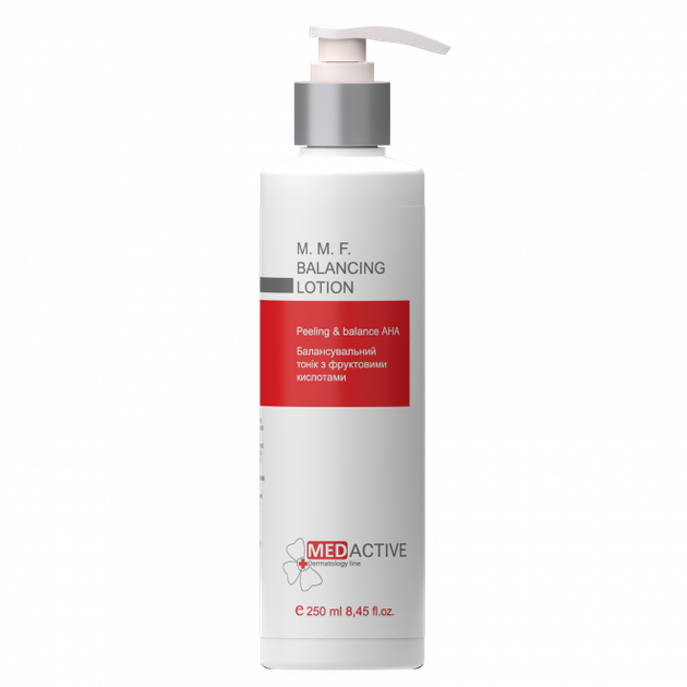 Балансирующий тоник с фруктовыми кислотами Medactive М.M.F. BALANCING LOTION peeling & balance АНА,250мл - Фото 1 Балансирующий тоник с фруктовыми кислотами Medactive М.M.F. BALANCING LOTION peeling & balance АНА,250мл - изображение 1