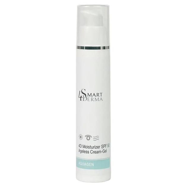 Невагомий крем-гель SPF 50 Smart4Derma 4D Moisturizer Ageless Cream-Ge 50мл - Фото 1 Невагомий крем-гель SPF 50 Smart4Derma 4D Moisturizer Ageless Cream-Ge 50мл - изображение 1