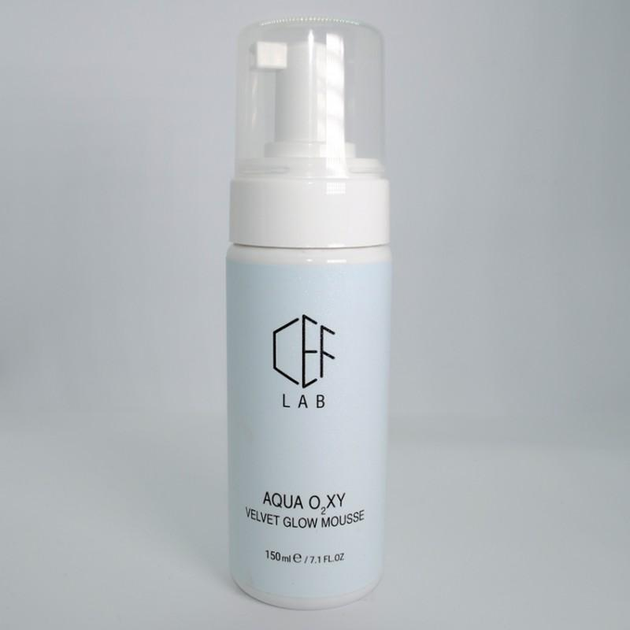 Шовковий антиоксидантний мус CEF Lab Aqua O₂XY Velvet Glow Mousse 150мл - Фото 1 Шовковий антиоксидантний мус CEF Lab Aqua O₂XY Velvet Glow Mousse 150мл - зображення 1