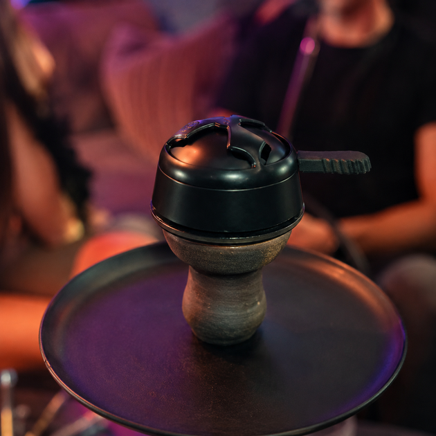 Калауд Kaloud Lotus черный матовый регулятор жара Лотус экран для угля 7см диаметр - изображение 4