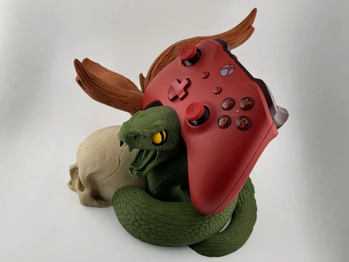 Підставка-тримач для геймпада Xbox у вигляді змії та черепа. Aivory - изображение 2