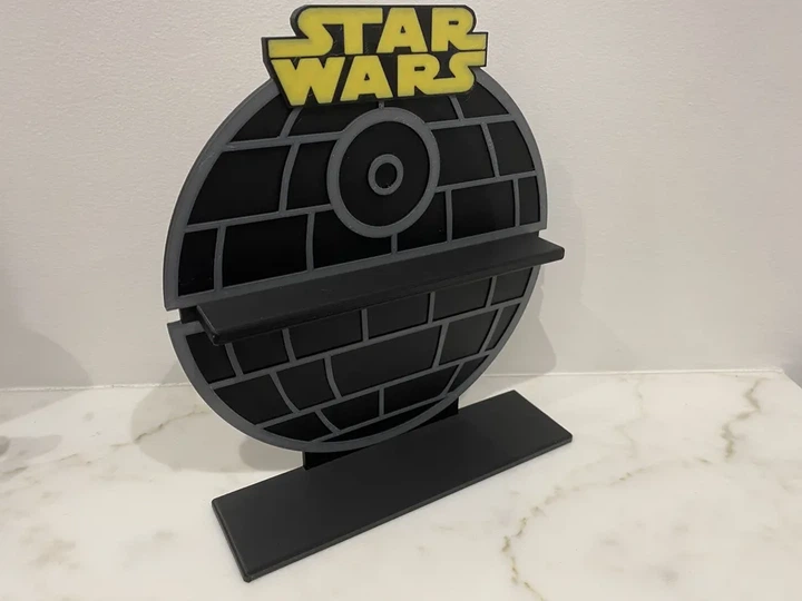Підставка-органайзер для колекційних фігурок Star wars у формі Зірки Смерті. Aivory - изображение 3