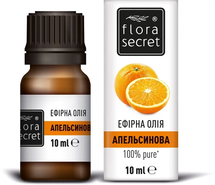 Олія апельсинова Flora Secret 10мл - Фото 1 Олія апельсинова Flora Secret 10мл - изображение 1