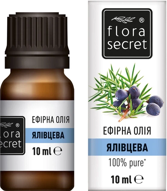 Олія ялівцева Flora Secret 10мл - Фото 1 Олія ялівцева Flora Secret 10мл - изображение 1