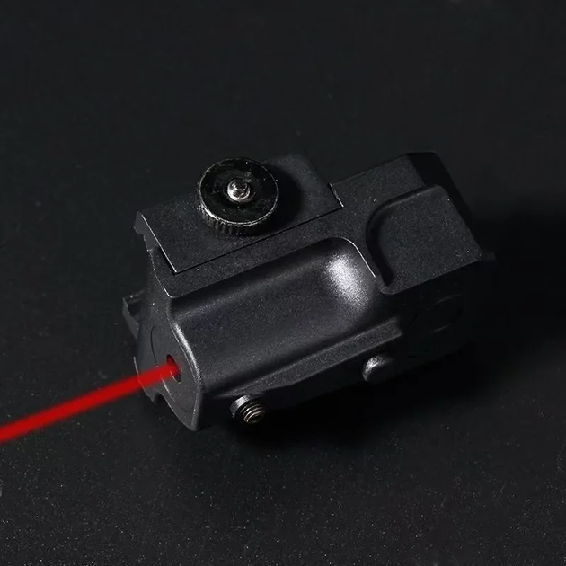 Лазерний приціл LG02 Red Laser Алюмінієвий Червоний лазер на 20mm Picatinny рейку - зображення 3