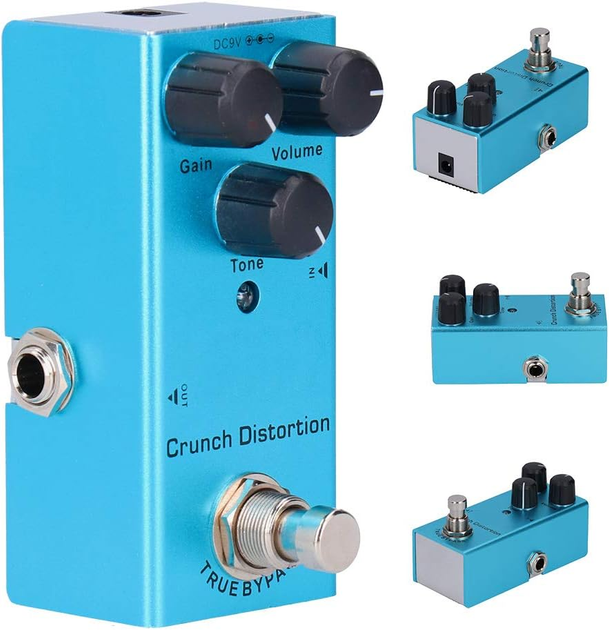 Педаль эффектов Crunch Distortion 03 Примочка Classic British Rock Distortion (True Bypass) - изображение 2