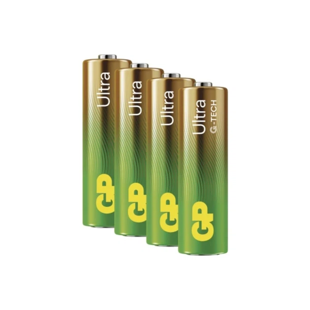 Батарейка GP LR6/AA ULtra Alkaline (4шт) (4891199027598) - Фото 3 Батарейка GP LR6/AA ULtra Alkaline (4шт) (4891199027598) - зображення 3