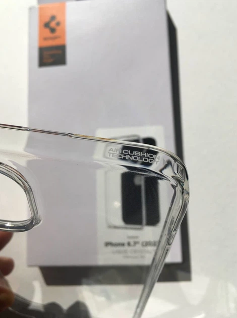 Чехол Spigen Liquid Crystal для Iphone 14 Plus/15 Plus Clear прозрачный противоударный силиконовый ACS06647 - изображение 3