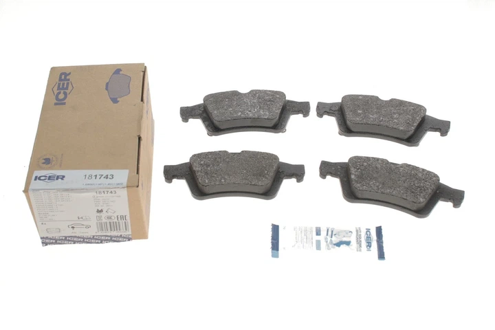 Колодки гальмові ICER 181743 Ford Focus; Mazda 3, 5; Volvo S40, V50 C2Y32648ZB, BPYK2648ZB, 1233679 - зображення 4
