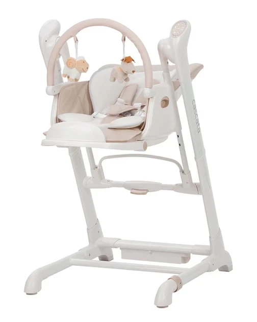 Крісло-гойдалка Carrello Cascata 3 в 1, Cream Beige - Фото 4 Крісло-гойдалка Carrello Cascata 3 в 1, Cream Beige - зображення 4