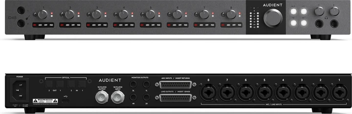 Interfejs audio Audient iD48 (5060374260634) - Zdjęcie 4 Interfejs audio Audient iD48 (5060374260634) - obraz 4