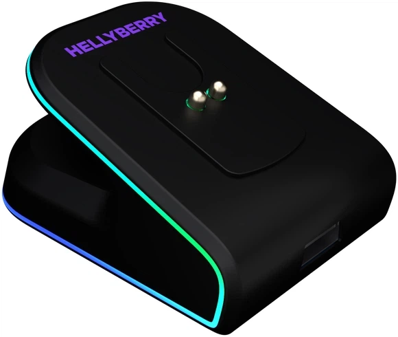 Миша Hator Hellyberry HM47 Pro RGB Wireless/Bluetooth/USB Black-Violet - зображення 8