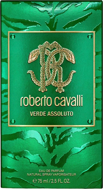 Woda perfumowana damska Roberto Cavalli Verde Assoluto 75 ml (8056860214660) - obraz 4