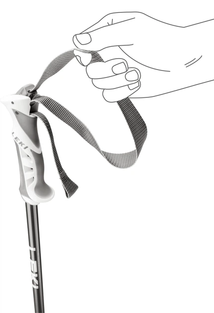 Kijki narciarskie Leki Bliss 120 cm Szare (4028173322442) - obraz 4