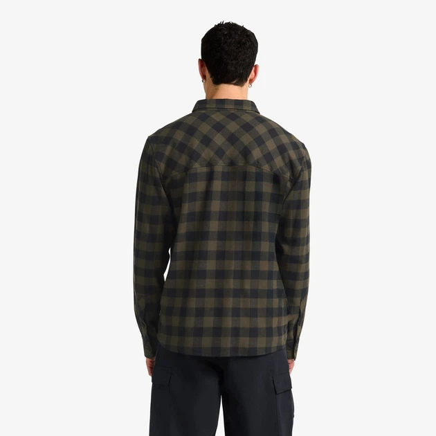 Рубашка Jack Wolfskin Lite Flannel Black/Olive A65026T-0328 L - изображение 2