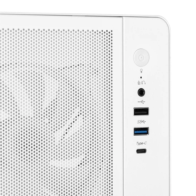 Корпус для компьютера 2E GAMING Credo Plus V510W Mid Tower mini-ITX/micro-ATX без БП Белый (2E-V510W) - изображение 7
