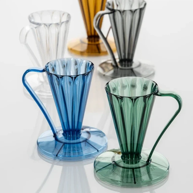 Пуровер Cafec Deep 27 Tritan Flower Dripper Taizo Gold Store - изображение 3