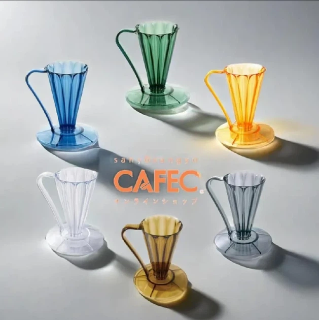 Пуровер Cafec Deep 27 Tritan Flower Dripper Taizo Gold Store - изображение 2