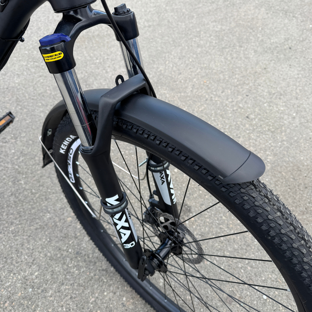 Велосипед з Е-комплектом OSKAR 29" AL SHADOW рама-18" 48B 21 А * год -75км запас ходу 500Вт чорний матовий - зображення 7