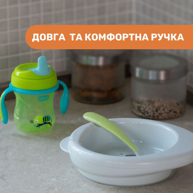 Ложка силіконова Chicco, 6м+, 1 шт., колір червоний (06828.71) - Фото 5 Ложка силіконова Chicco, 6м+, 1 шт., колір червоний (06828.71) - зображення 5