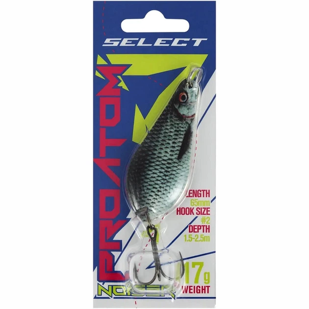 Блешня Select ProAtom Noiser 17.0g 65mm S46 - Фото 2 Блешня Select ProAtom Noiser 17.0g 65mm S46 - зображення 2