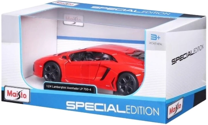 Колекційна модель авто Maisto Lamborghini AventadorCoupe 1:24 (90159312109) - Фото 1 Колекційна модель авто Maisto Lamborghini AventadorCoupe 1:24 (90159312109) - зображення 1