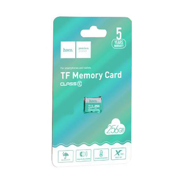 Карта памяти Hoco MicroSDXC 256GB Class 10 UHS-I U3 V30 A1 - изображение 3