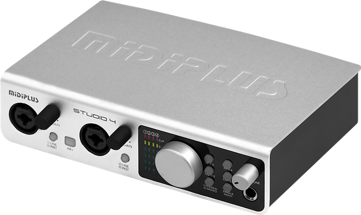 Аудіоінтерфейс Midiplus Studio 4 (4713809432168) - зображення 2