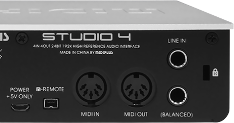 Аудіоінтерфейс Midiplus Studio 4 (4713809432168) - зображення 4