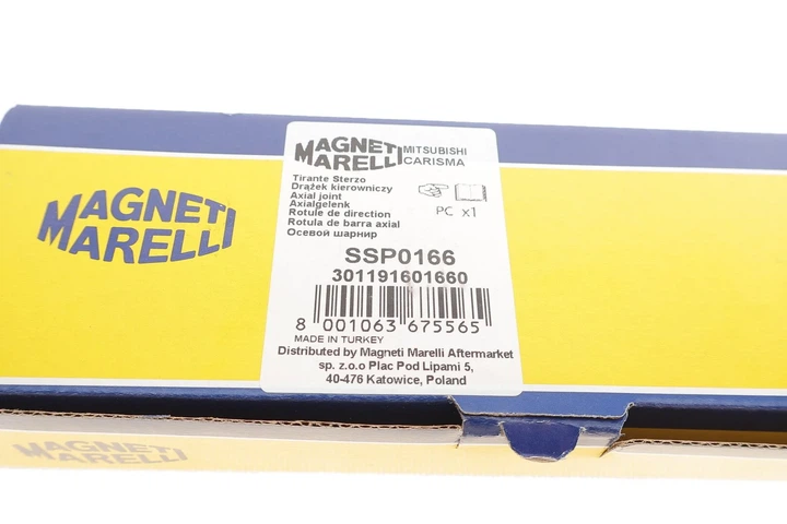 Поперечна рульова тяга (без наконечника) MAGNETI MARELLI 301191601660 Mitsubishi Carisma, Space Star MR403027 - изображение 9