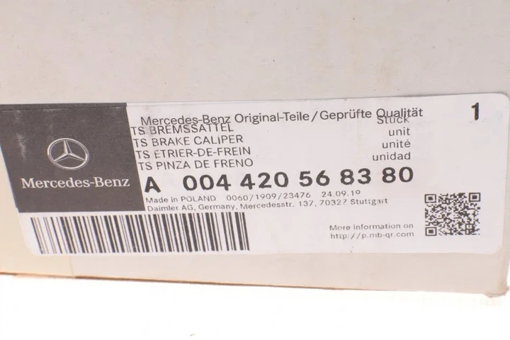 Супорт гальмівний MERCEDES 004420568380 MERCEDES-BENZ 004420568380 Mercedes Sprinter 0034208683, 0044205683, 2E0611102 - изображение 10