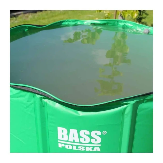 Бочка для дождевой воды Bass Polska BH 7999 750 л складная ПВХ зеленая с краном и фильтрами - изображение 3