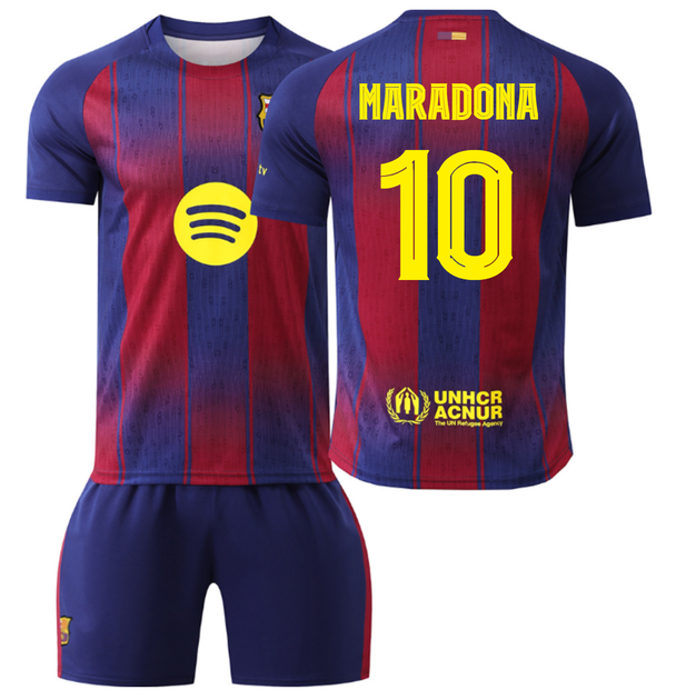 Футбольна форма дитяча ronaldinho Роналдіньо 10 Барселона сезон 24/25 розмір 30 зріст 160–165 см Червоно-синя - Фото 1 Футбольна форма дитяча ronaldinho Роналдіньо 10 Барселона сезон 24/25 розмір 30 зріст 160–165 см Червоно-синя - зображення 1