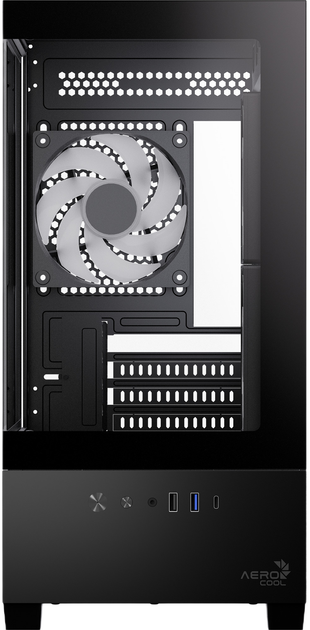 Obudowa AeroCool P300D-G-BK-v1 Black (4711530963791) - obraz 5
