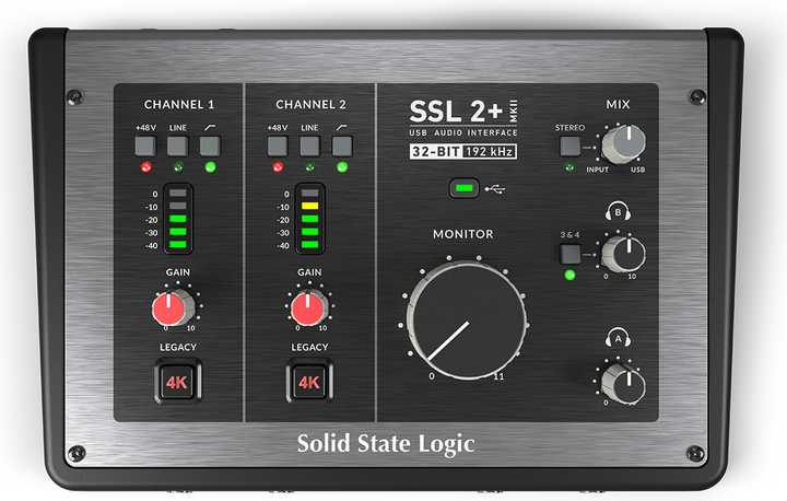 Interfejs audio Solid State Logic SSL 2+ MKII (878076001968) - Zdjęcie 1 Interfejs audio Solid State Logic SSL 2+ MKII (878076001968) - obraz 1