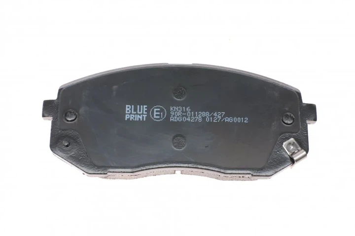 Колодки гальмові BLUE PRINT ADG04278 KIA Sportage, Carens, Optima; Hyundai Tucson, I40, IX35 581012SA70, 581012SA51, 581010ZA00 - зображення 4