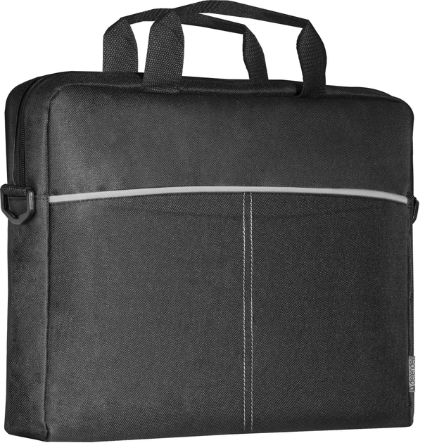 Сумка для ноутбука Defender Lite чорний + сірий, карман 15.6" - изображение 6
