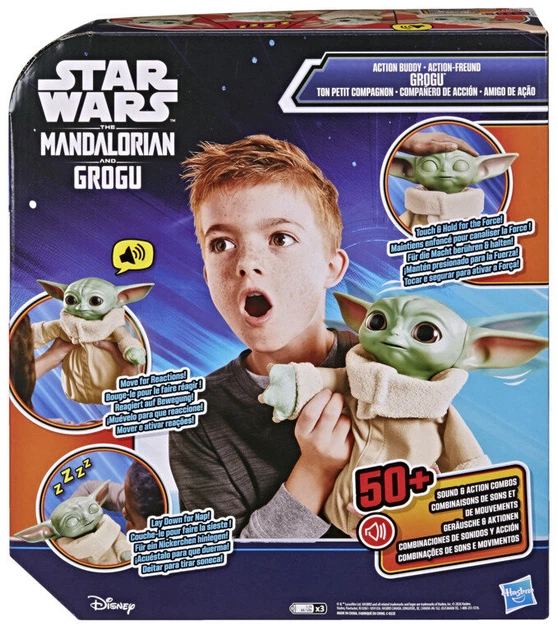 Interaktywna figurka Grogu Hasbro Star Wars The Mandalorian & Grogu 25 cm (G3088) (5010996363381) - obraz 2