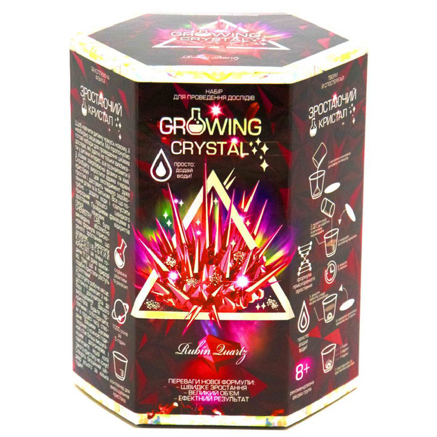 Набір для дослідів Growing Crystal (українською), Danko Toys - зображення 7