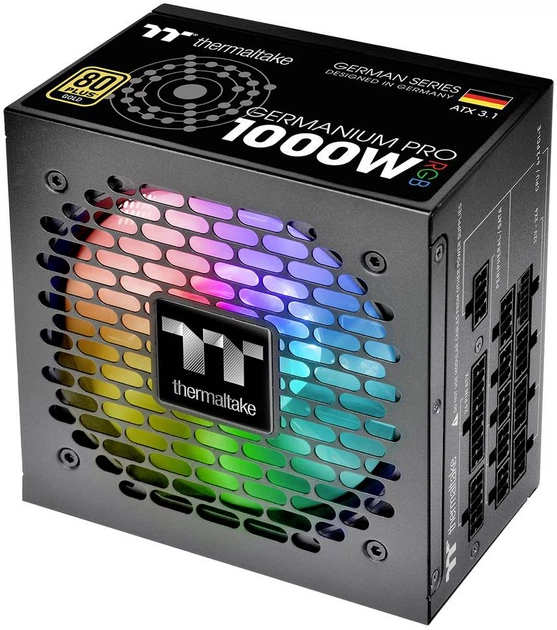 Блок живлення Thermaltake Germanium Pro RGB 1000W Gold (TPD-1000AH2FXG-3) - зображення 3