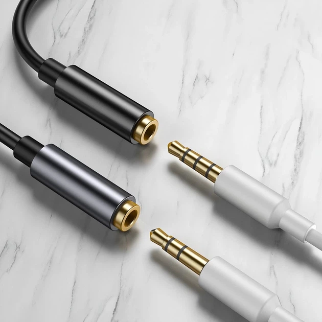 Адаптер Baseus L54 USB-C to Jack 3.5 mm Black (CATL54-01) - изображение 14