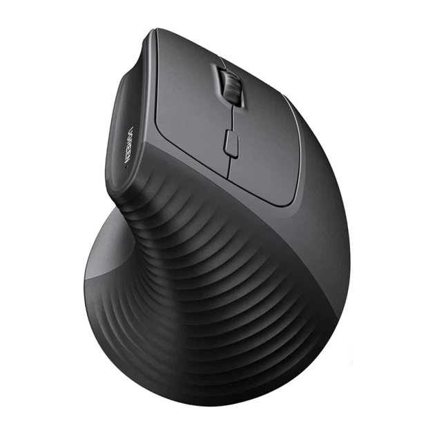 Беспроводная вертикальная мышь Ugreen M571 2.4G 4000 DPI Black (55916) - Фото 1 Беспроводная вертикальная мышь Ugreen M571 2.4G 4000 DPI Black (55916) - изображение 1