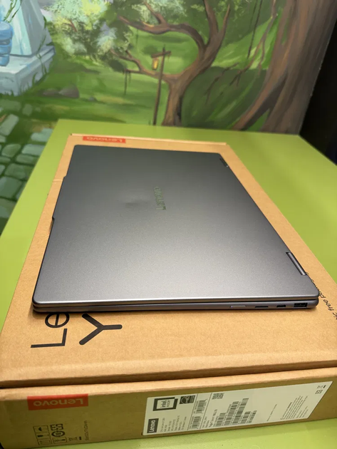 Ультрабук-трансформер Б-клас Lenovo Yoga 7 2in1 / 16" (1920x1200) IPS Touch / Intel Core Ultra 7 256V (8 ядер по 2.2 - 4.8 GHz) / 16 GB DDR5 / 1000 GB SSD / Intel Arc 140V GPU / WebCam / TouchID б/в - Фото 3 Ультрабук-трансформер Б-клас Lenovo Yoga 7 2in1 / 16" (1920x1200) IPS Touch / Intel Core Ultra 7 256V (8 ядер по 2.2 - 4.8 GHz) / 16 GB DDR5 / 1000 GB SSD / Intel Arc 140V GPU / WebCam / TouchID б/в - зображення 3