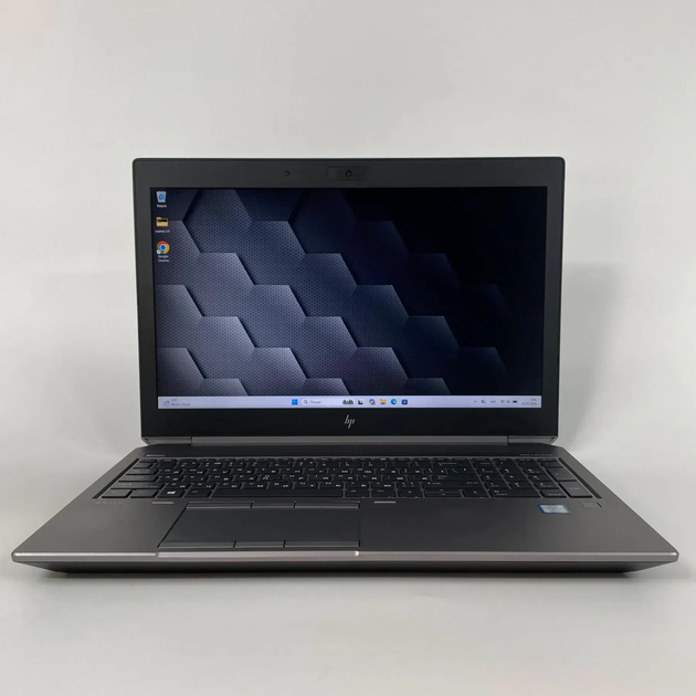 Мобільна робоча станція Б-клас HP zBook 15 G6 / 15.6" (1920x1080) IPS / Intel Core i7-9850H (6 (12) ядер по 2.6 - 4.6 GHz) / 16 GB DDR4 / 128 GB SSD + 500 GB HDD / nVidia Quadro T1000, 4 GB GDDR5, 128-bit / Fingerprint / WebCam / HDMI б/в + Подарунок - зображення 2